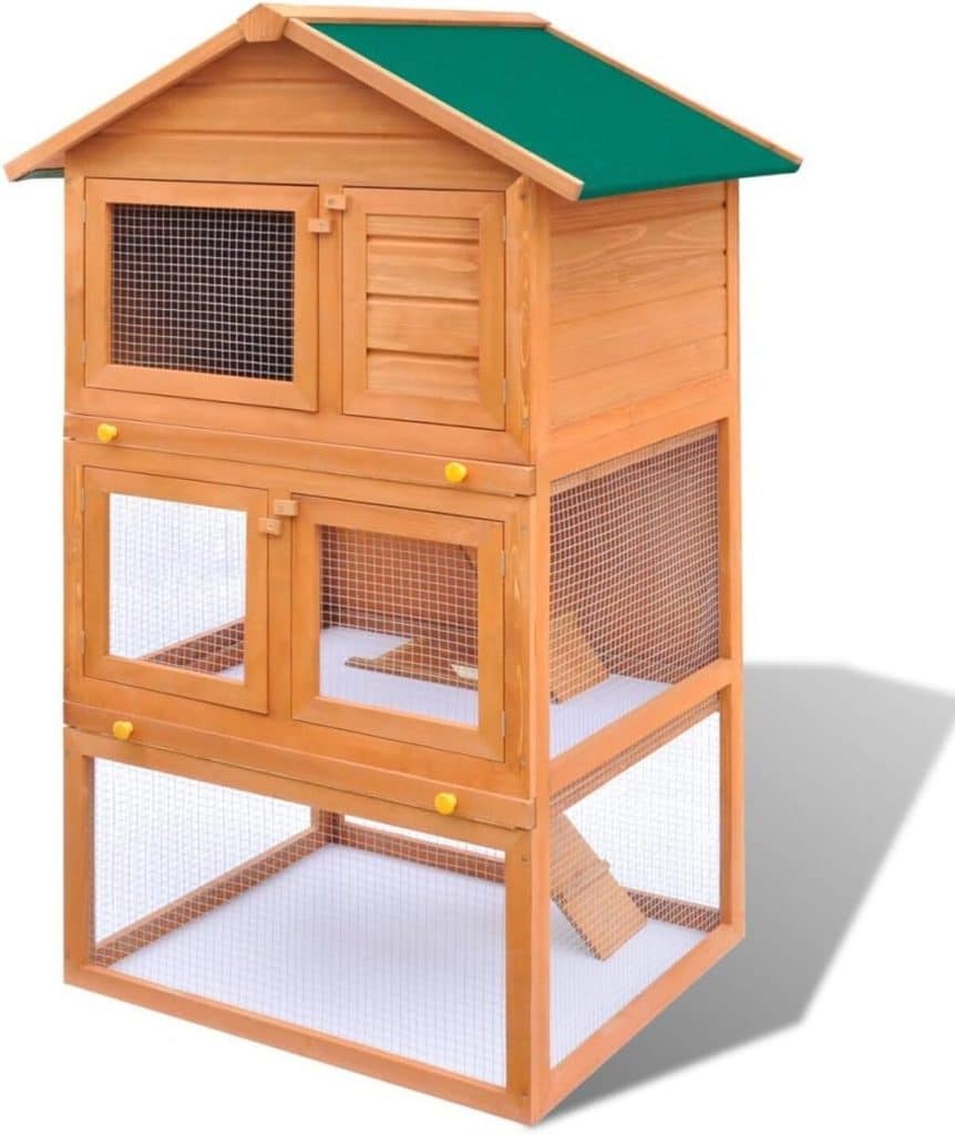 Test de la cage clapier Festnight 3 étages pour lapins