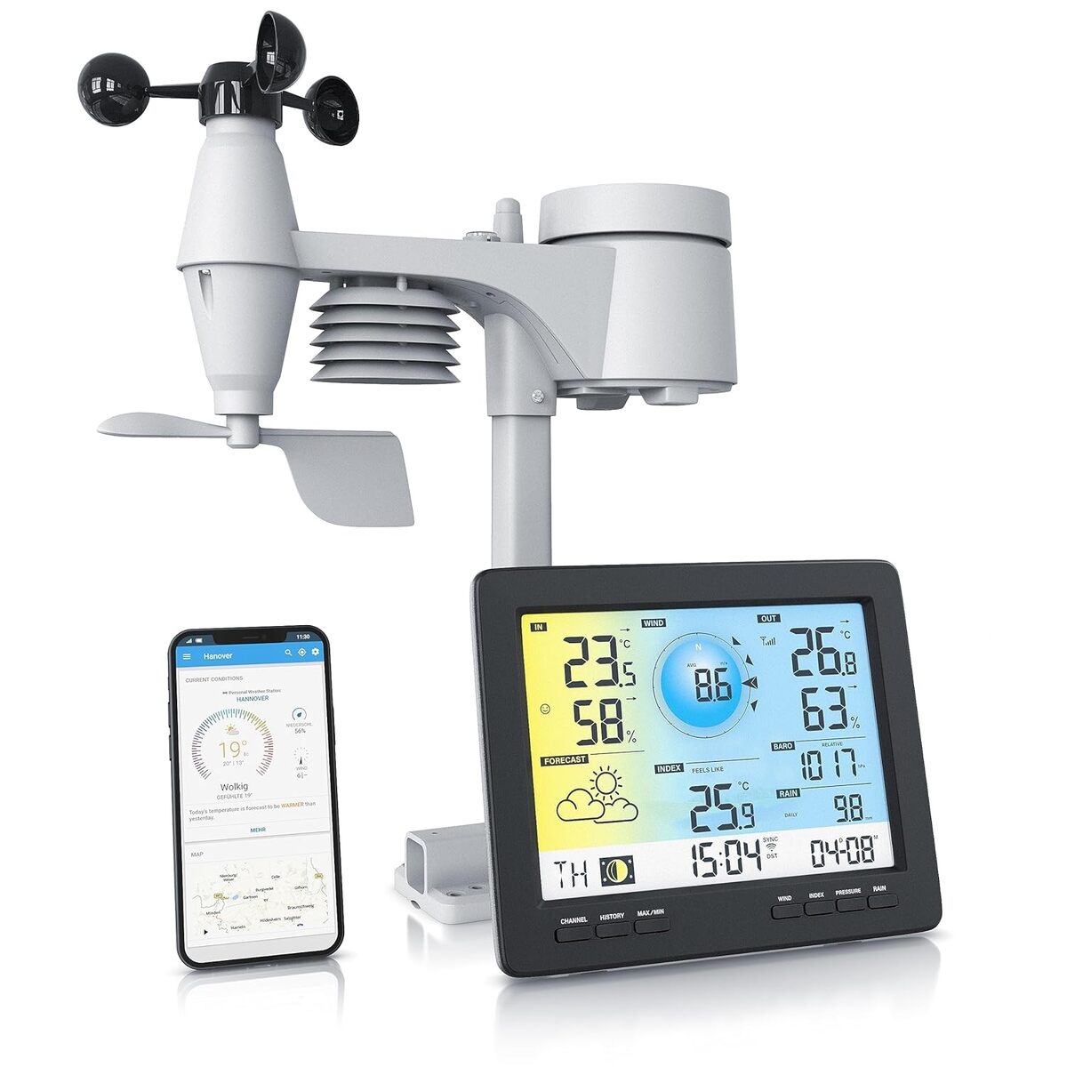 Test de la station météo WiFi Brandson 5en1