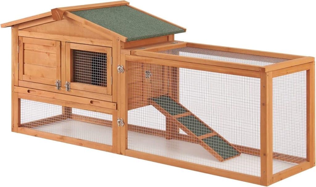 Test du clapier à 2 niveaux [en.casa] : abri robuste et imperméable pour vos animaux