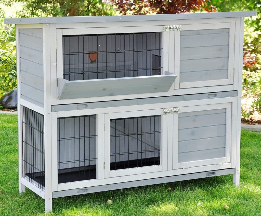 Test du clapier nanook Bommel : 2 niveaux, pratique et spacieux