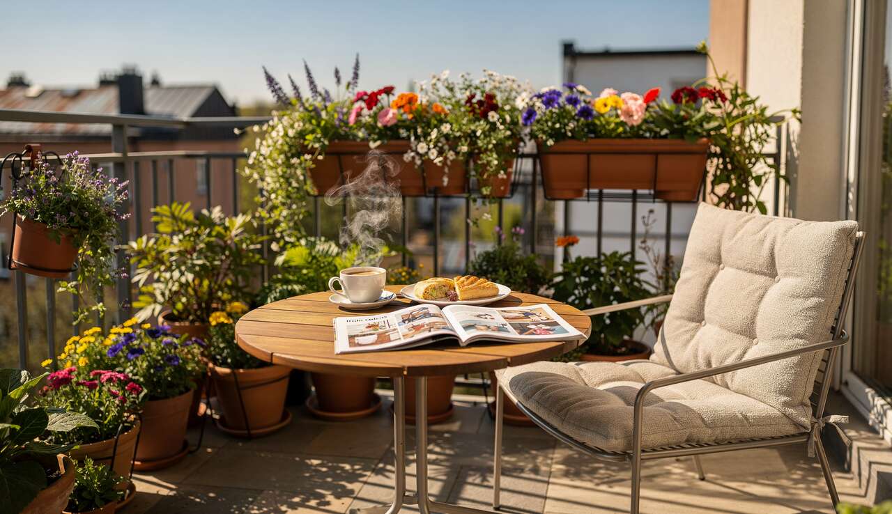 Que faire sur un balcon ou une terrasse en mai ?