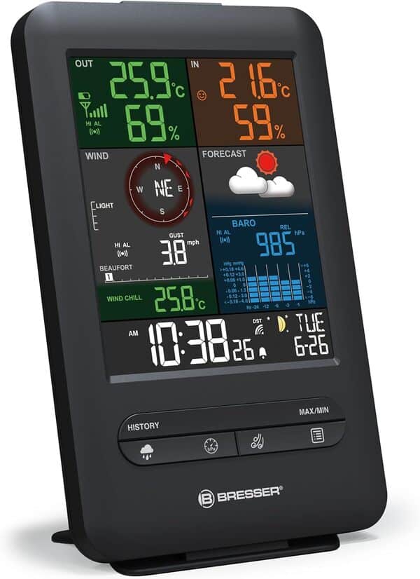 BRESSER Centre météorologique 5-en-1 Beaufort