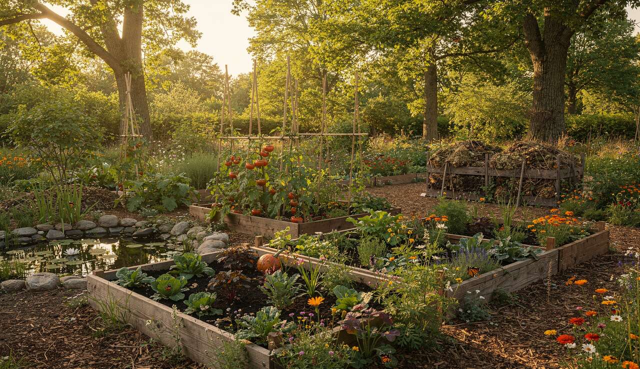 Principes de la permaculture au jardin : guide pratique
