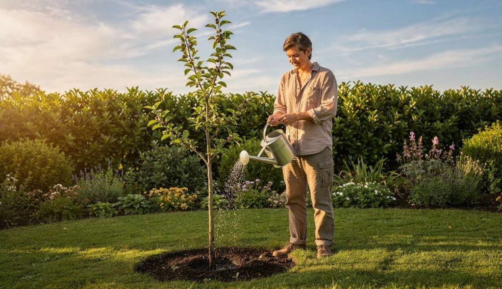 Comment arroser et entretenir un arbre fruitier ?
