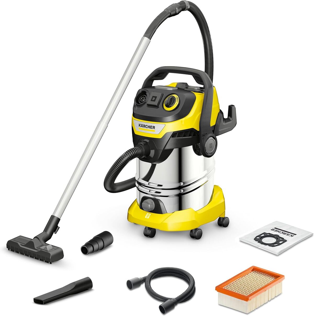 Test aspirateur Kärcher WD 6 P : polyvalence et puissance