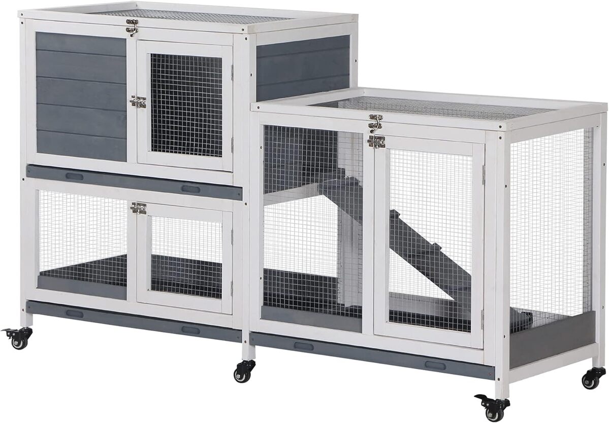 Test clapier PawHut sur roulettes : confort et praticité pour vos lapins