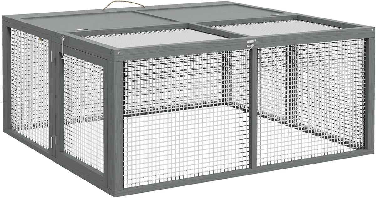 Test du clapier pliable PawHut : compact et pratique pour vos lapins