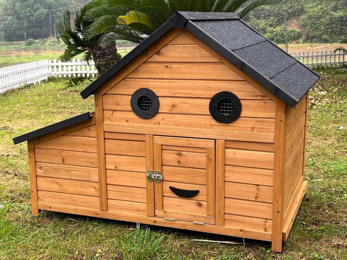 Test poulailler Burma toit shingle de Animal Valley : confort et espace pour 2 à 4 poules