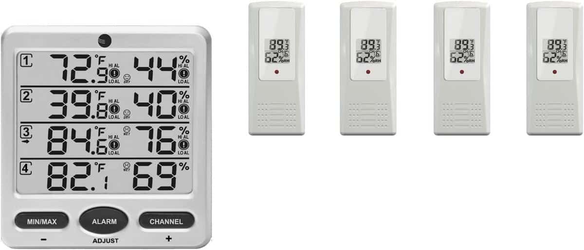 Test : thermo-hygromètre sans fil Ambient Weather WS-10-X4 avec 4 capteurs