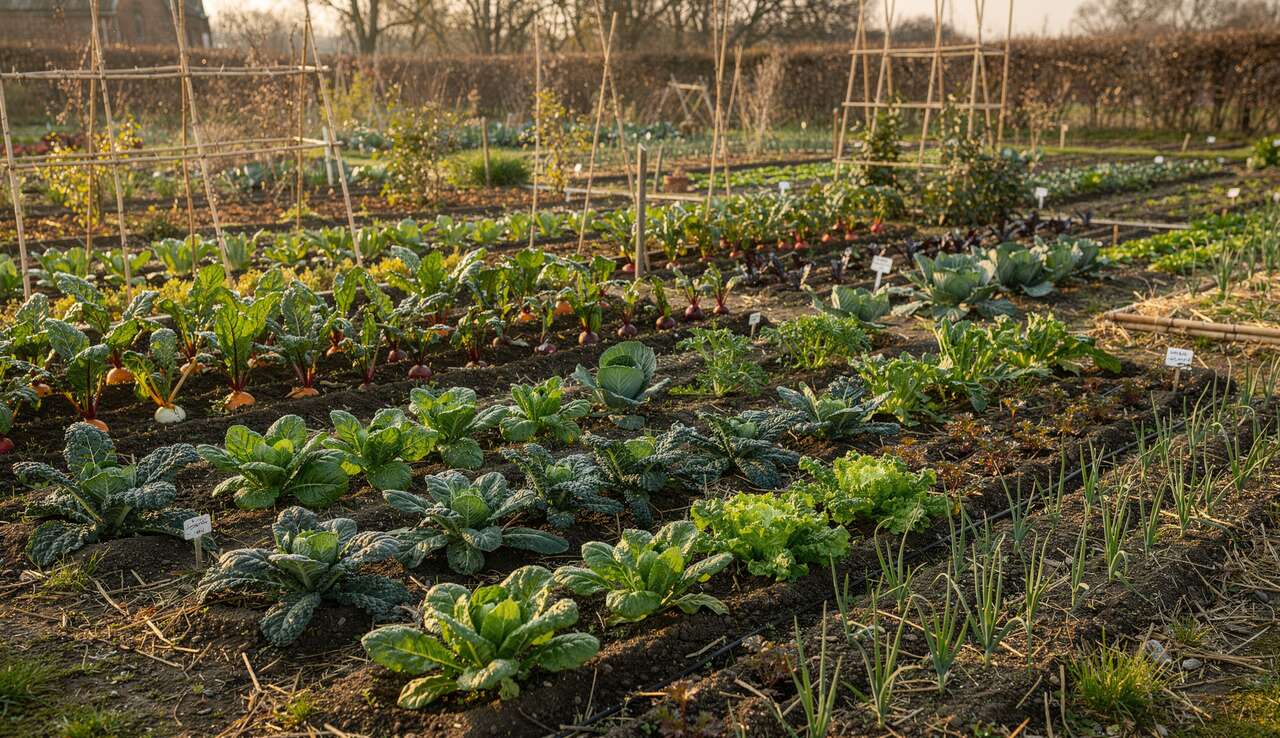 Enchaînements de cultures en mars au potager durable