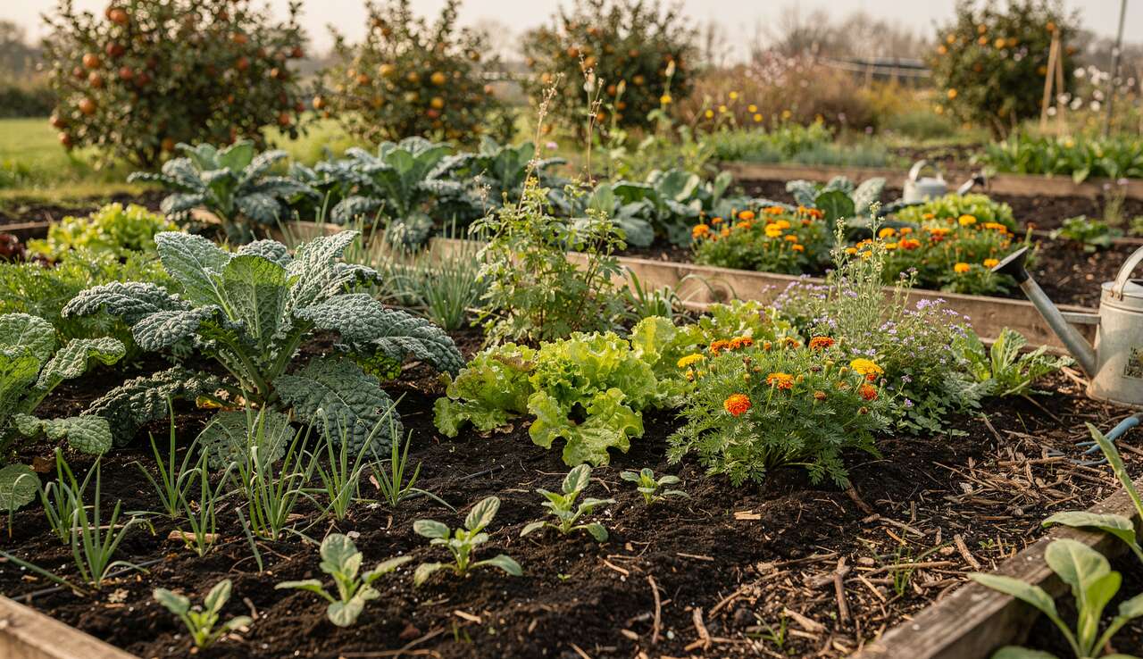 Maximisation de l'espace en permaculture