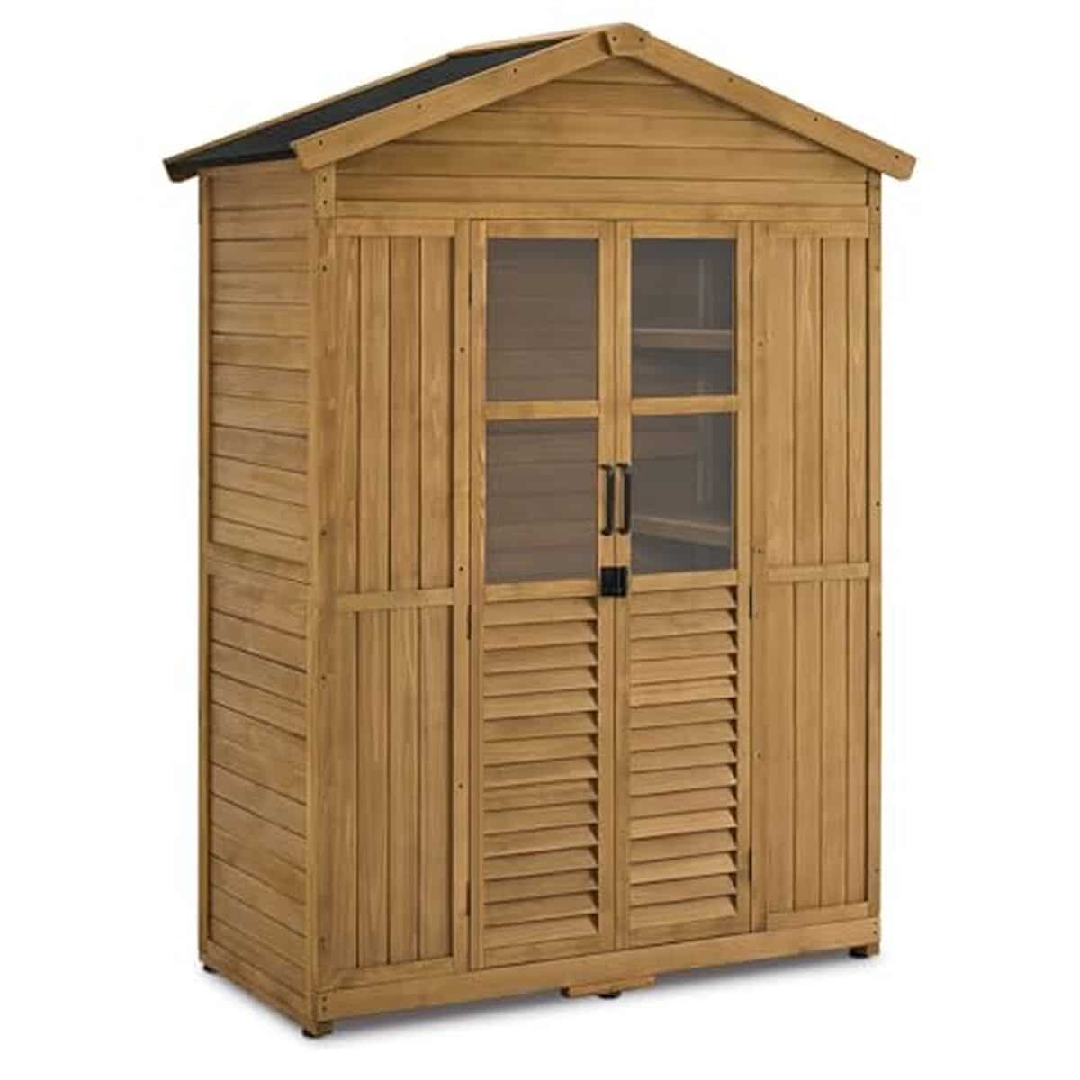 Test de l'armoire de jardin MCombo : résistant et étanche