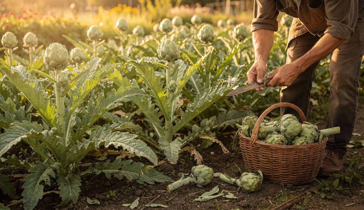 R&eacute;colte et conservation des artichauts