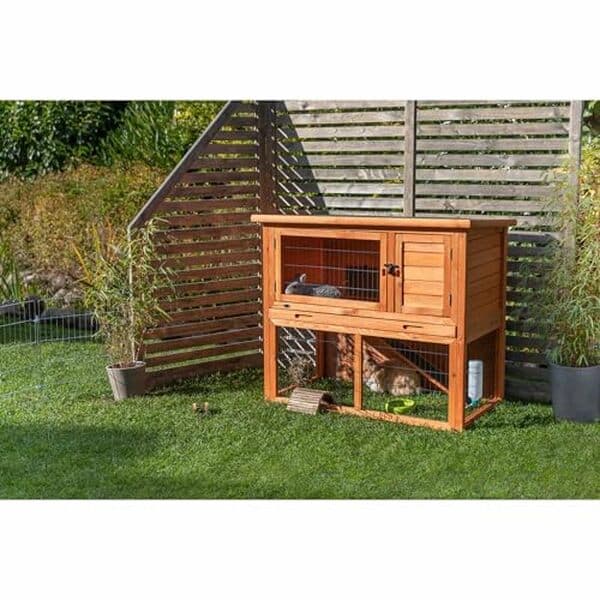 Découvrez notre analyse complète du clapier Trixie Natura 116 cm : confort et espace en plein air pour le bien-être de vos lapins.