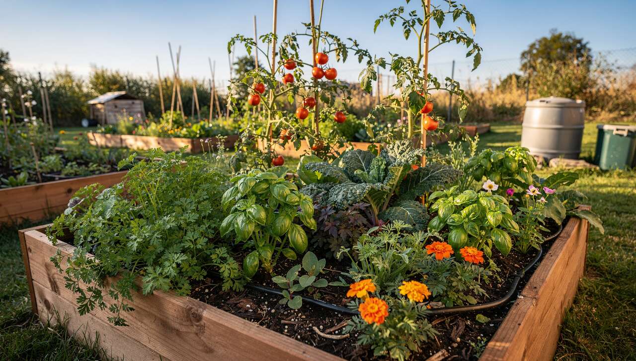 Les &eacute;tapes pour cr&eacute;er une butte fertile