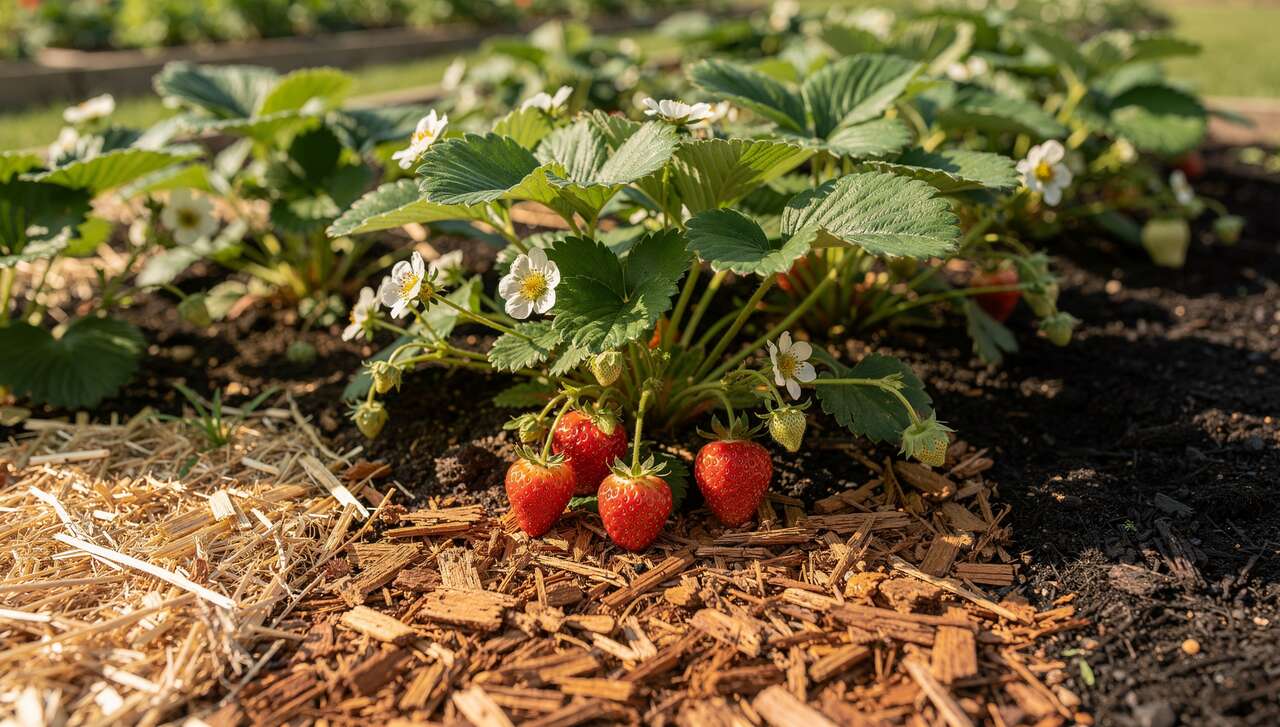 Quel paillage choisir pour vos fraisiers ?