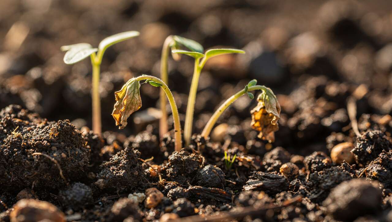 La fonte des semis : causes et solutions