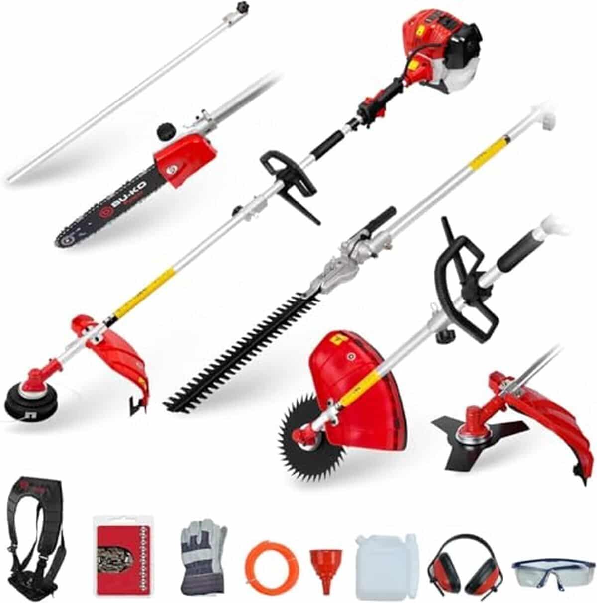 Test BUKO 52cc outil multifonction jardin longue portée