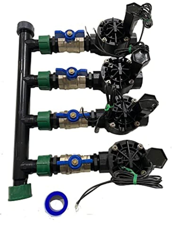 Test du système d'irrigation automatique Suinga à 4 zones avec électrovannes Rain Bird HV 1