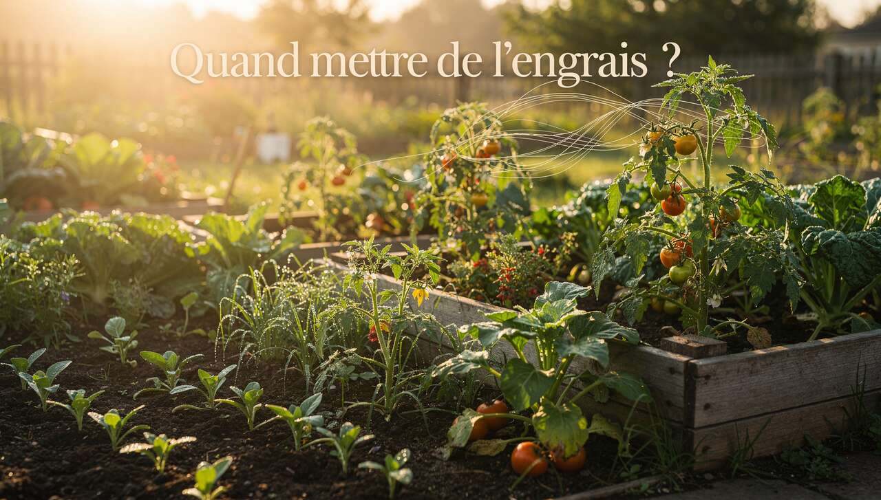 Quand mettre de l'engrais au potager ?