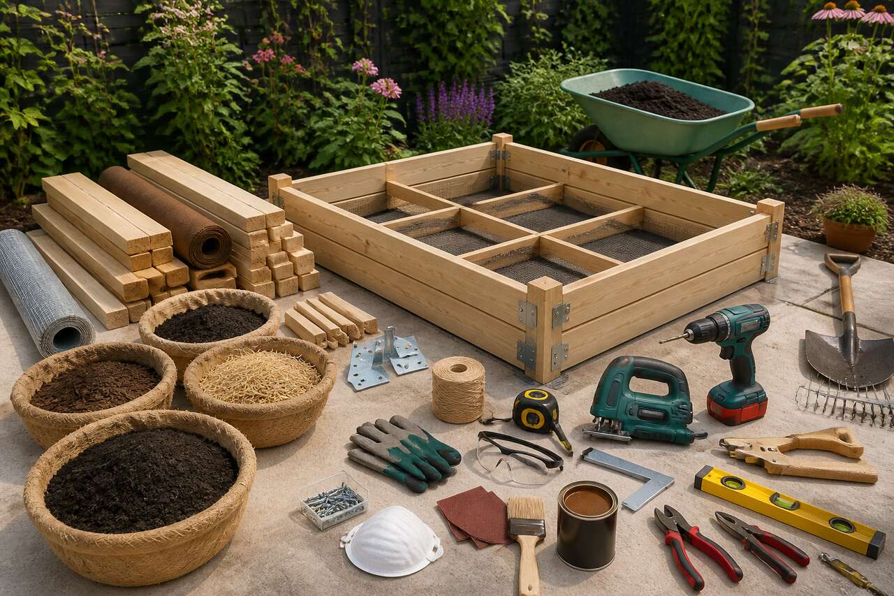 Fabriquer un potager en carrés : guide et conseils