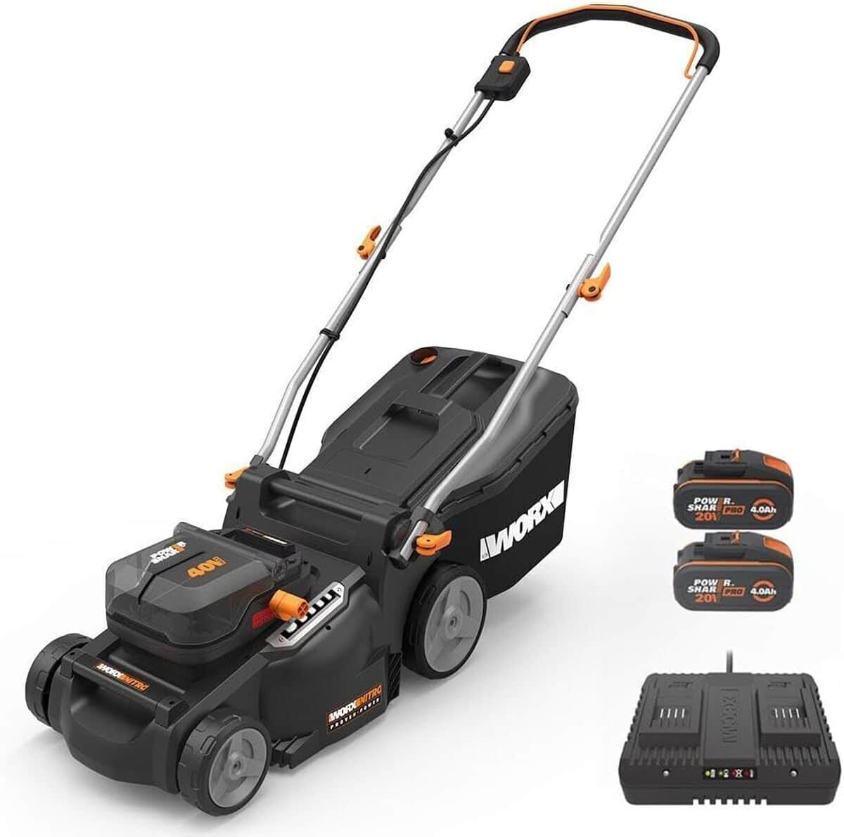 Test : tondeuse sans fil WORX Nitro WG737E, puissance et précision